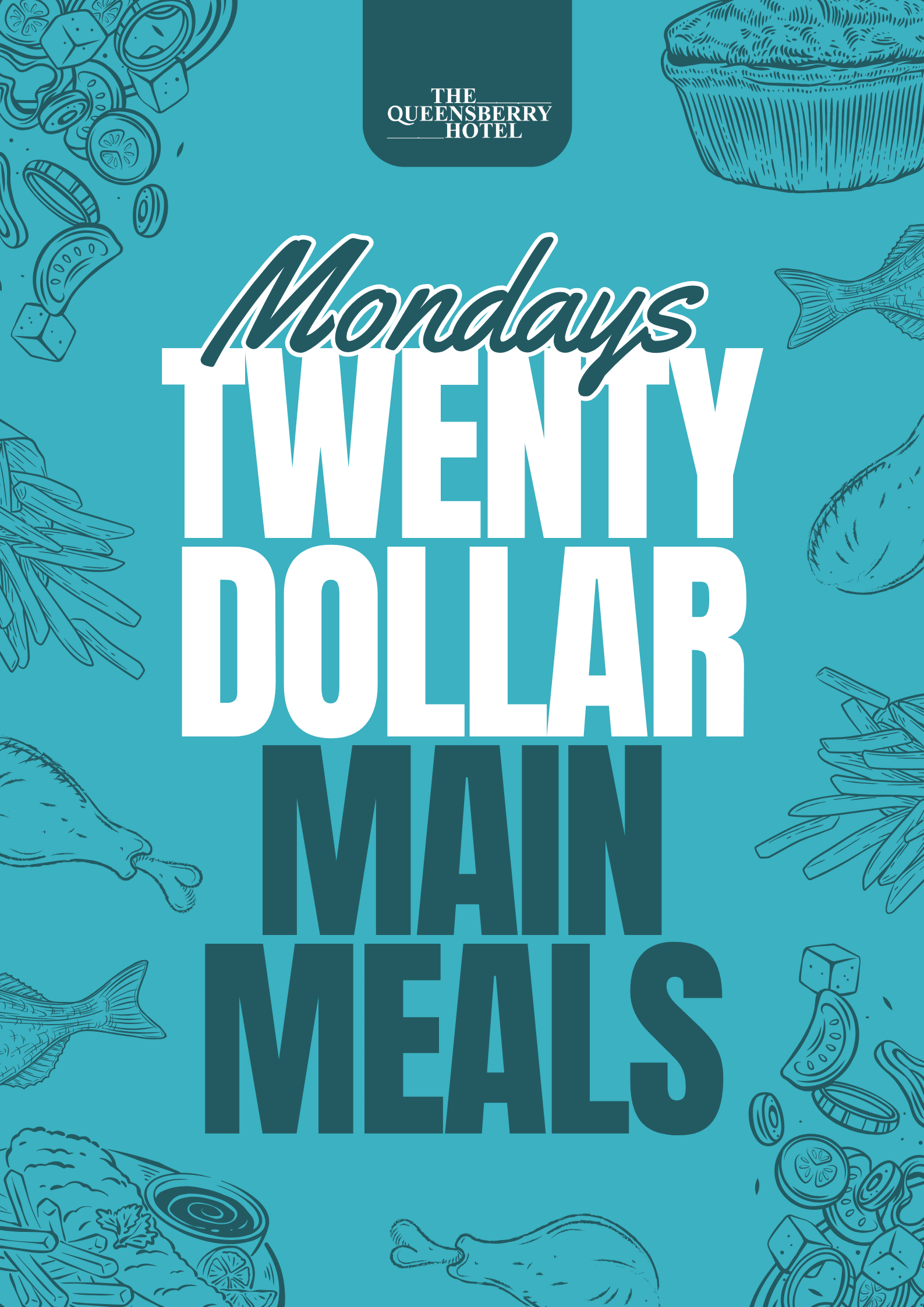 Monday Special | $20 Main Meals