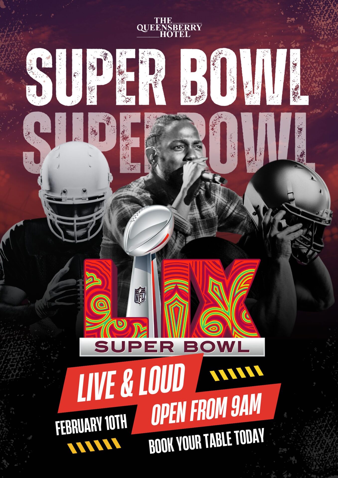 Super Bowl Monday Live at Queensberry Hotel